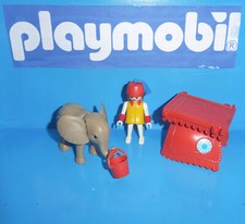 playmobil vintage circo domatrice con elefantino anno 1980 serie 3519 (raro)