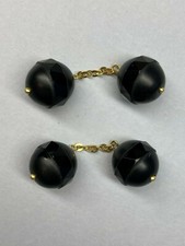 GEMELLI ORO 750 18K E ONICE MARCA MUMATI 