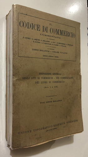 Codice commercio - il,