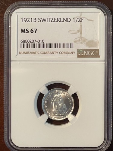 1947b franco svizzera ngc - 1947b, ms66
