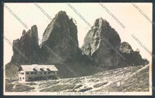 Belluno Auronzo di Cadore Tre Cime di Lavaredo Rifugio Foto cartolina LQ9655