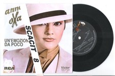 ANNA OXA=45 GIRI BRASILE + DUE FOTO=UN EMOZIONE DA POCO-LIVIN' THNG=PROMOEXEX78