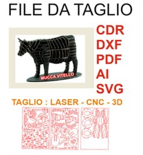 MUCCA VITELL - modello DXF CDR