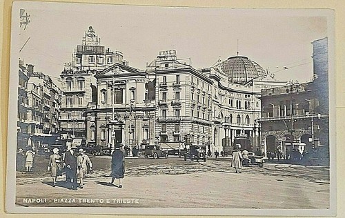 Antica cartolina napoli piazza - antica,