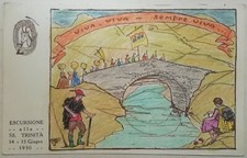 CARTOLINA ESCURSIONE ALLA SS