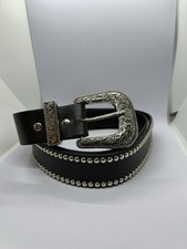 Chrome Western Style Y2K Black