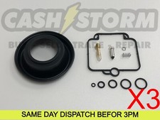 3 x Carburettor Carb Rebuild