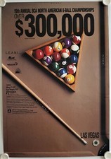  Affiche Billard BCA NORTH AMERICAN 8-BALL CHAMPIONSHIPS 1995 LAS VEGAS