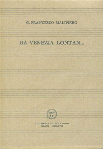 Malipiero francesco da - g.,