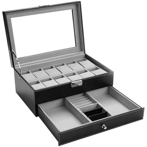 Scatola porta orologi pelle - scatola,