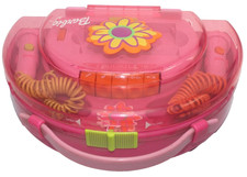 BARBIE Karaoke MANGIA CASSETTE CANTA TU AUDIOCASSETTA MICROFONO PER BAMBINA RARO