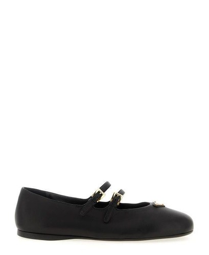 Prada leather ballerina shoes - ballerina,
