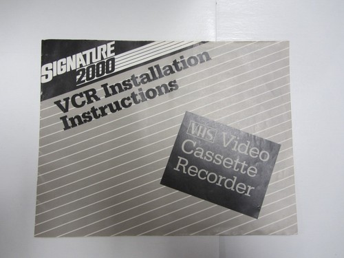 Vhs vcr vintage firma - firma, 2000