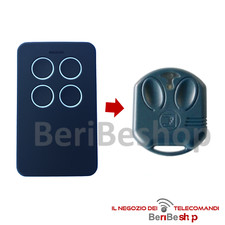 TELECOMANDO COMPATIBILE CON FADINI JUBI SMALL 433 ROLLING CODE GARAGE CANCELLO 