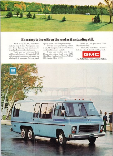 Gmc motorhome vintage 1974 - gmc,
