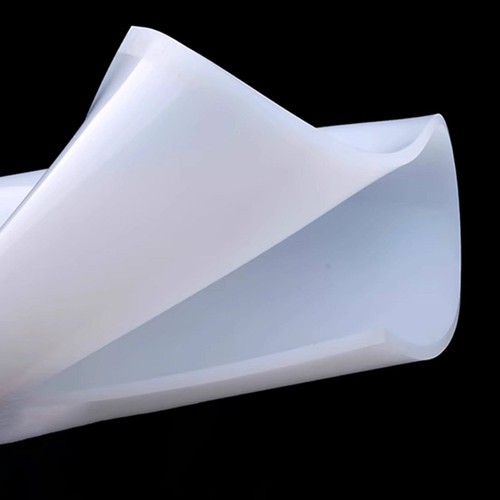 Foglio gomma silicone - , bianco