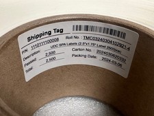 UHF RFID Label Roll 2.5"x1.75