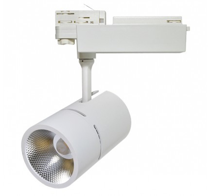 Faretto led binario trifase - faretto,