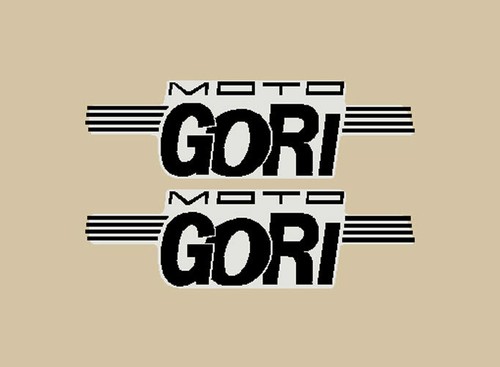 Adesivi neri serbatoio moto