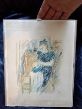 Vecchio quadro con stampa di