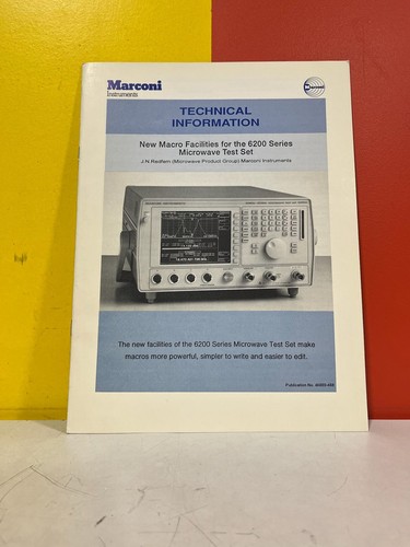 Marconi instruments 6200 set - 6200,