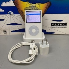 Apple iPod Video Classic 5a generazione bianco migliorato (30 GB) funziona benissimo
