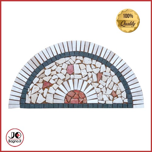 Rosone mosaico fatto mano in - mosaico,