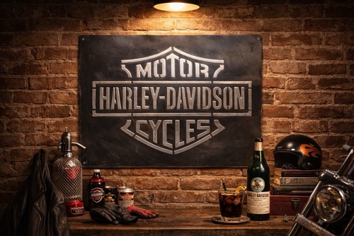 Insegna vintage harley - “insegna,