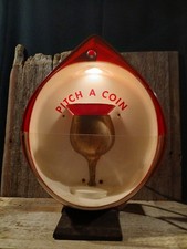 Macchina Arcade Vintage anni '30 "Pitch A Coin" da banco a gettoni - Funzionante!