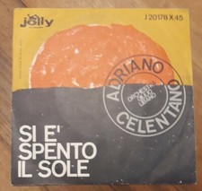 ADRIANO CELENTANO - SI E' SPENTO IL SOLE/LA MEZZA LUNA - 45 GIRI - 1962 - JOLLY