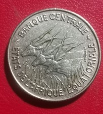 AFRICA EQUATORIALE 100 franchi 1967 KM# 5