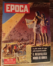 Anni 50/60 Rivista Epoca - i Costruttori della Piramide D'Egitto-20006