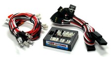 GT POWER RC Modello Bianco/Rosso/Arancione 8 LED Sistema di Luci LE863
