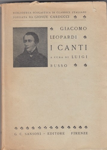 Canti giacomo leopardi - canti,