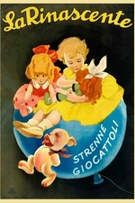 Poster Stampa Manifesto Locandina Pubblicità Giocattoli La Rinascente 32x47 Cm.
