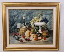 Dipinto Olio Su Tavola Natura