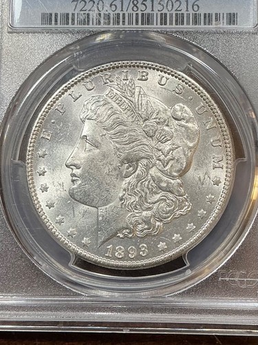 Pcgs ms61 1893 - pcgs, morgan