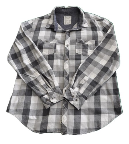 Camicia flanella bianca e - di,
