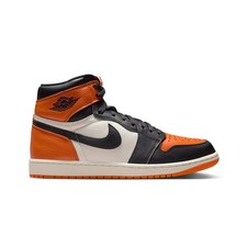 SCARPE NIKE Air Jordan 1 Hi OG "Shattered Backboard" DZ5485-008 NERO ARANCIO BIA