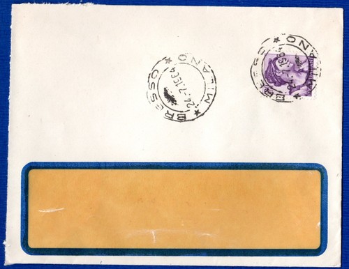 Italia busta affrancata - -, 30