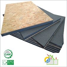 Pannello Isolante Calpestabile Pedonabile Tetto Soffitta  GRAFITE 30 + OSB 10 mm