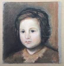 Disegno Pastelli Ritratto Viso