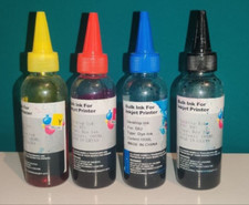 Ricariche inchiostro cartucce 400 ML nero ciano giallo magenta per stampanti