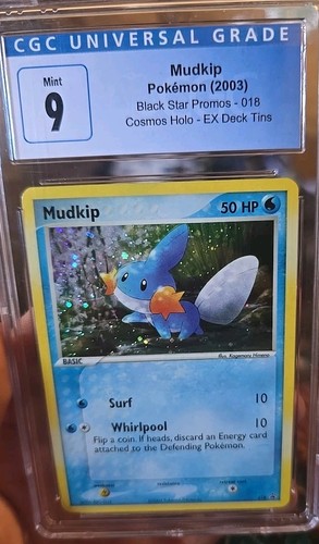 Cgc mint mudkip holo - cgc, #018