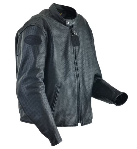 Giacca pelle traforata - giacca,