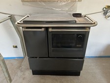 Stufa legna con - forno, e