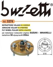 ESTRATTORE VOLANO A 4 ASOLE PER MOTORI SUZUKI E MINARELLI DA 50 CC A 250 CC