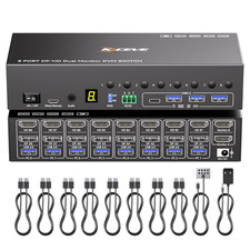 8 Porte HDMI Displayport KVM