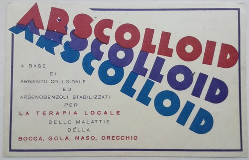 Cartolina pubblicitaria - cartolina,
