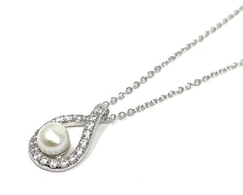 Collana 925 argento contorno - 925,